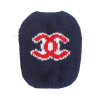 Chanel logo dog sweater in navy