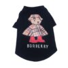 Black Barkberry Bear dog t-shirt with check bear graphic