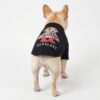 Back view of the black Barkberry Bear dog t-shirt