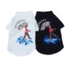 Black and white Barkberry Royal Guard dog t-shirts with blue graphic detail