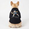 Back view of the black Polo Pup Club Tennis Bear tee