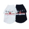 Black and white Pupchi Train dog t-shirts with train graphic