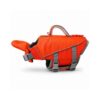 Orange Paws Circle ChinGuard Flex Life Vest product image on white background