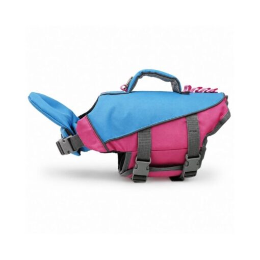 Pink Paws Circle ChinGuard Flex Life Vest product image on white background