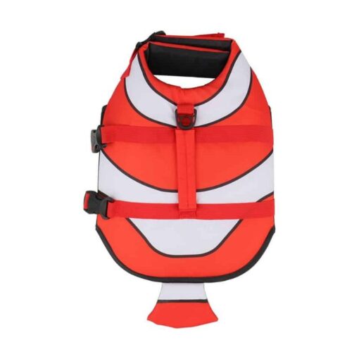 Paws Circle Clownfish Life Vest top view