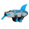 Blue Paws Circle Mermaid Fin Life Vest product image on white background