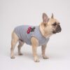 Paws Circle Cherry Bow Sleeveless Dog Tee product photo