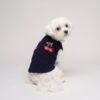 Paws Circle Cherry Bow Sleeveless Dog Tee product photo