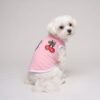 Paws Circle Cherry Bow Sleeveless Dog Tee product photo