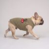 Paws Circle Cherry Bow Sleeveless Dog Tee product photo