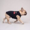 Paws Circle Cherry Bow Sleeveless Dog Tee product photo