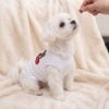 Paws Circle Cherry Bow Sleeveless Dog Tee product photo
