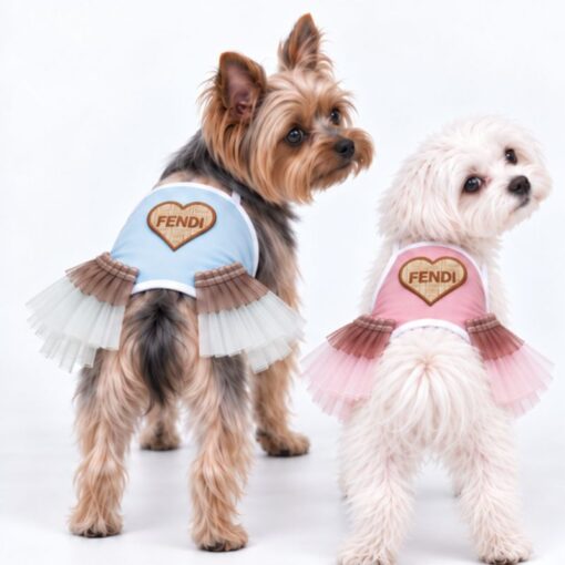 Paws Circle Golden Heart Tutu Dog Dress product photo