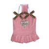 Paws Circle Heritage Heart Ribbon Dog Dress — pink product photo