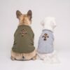 Paws Circle Leopard Cross Sleeveless Dog Tee product photo