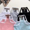 Paws Circle Leopard Cross Tutu Dog Dress product photo