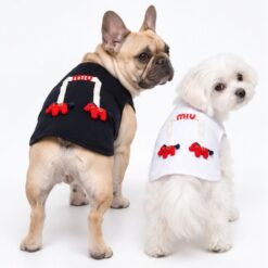 Dog model wearing the Paws Circle Little Pony Sleeveless Dog Tee