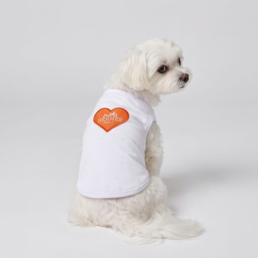Paws Circle Paris Heart Sleeveless Dog Tee product photo
