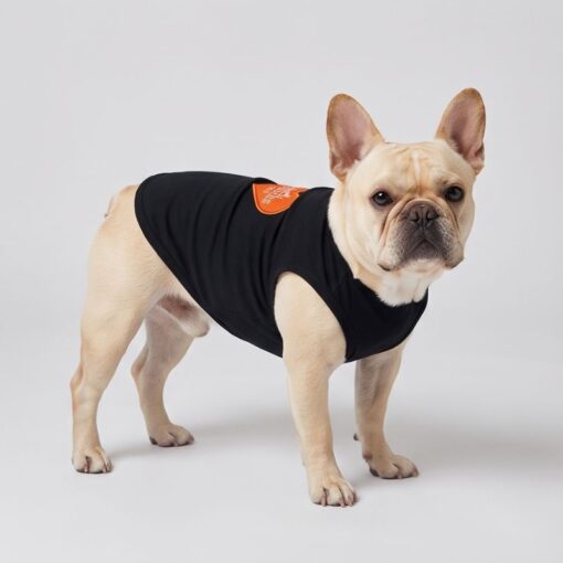 Paws Circle Paris Heart Sleeveless Dog Tee product photo