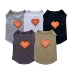 Paris Heart Sleeveless Dog Tee