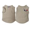 Paws Circle Racquet Club Sleeveless Dog Tee — Beige product photo
