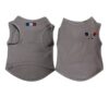 Paws Circle Racquet Club Sleeveless Dog Tee — Charcoal product photo
