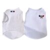 Paws Circle Racquet Club Sleeveless Dog Tee — White product photo