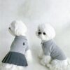 Dog model wearing the Paws Circle Rider Club Dog Polo Dress & Tee