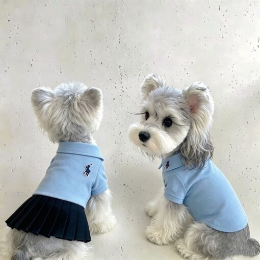 Paws Circle Rider Club Dog Polo Dress & Tee product photo