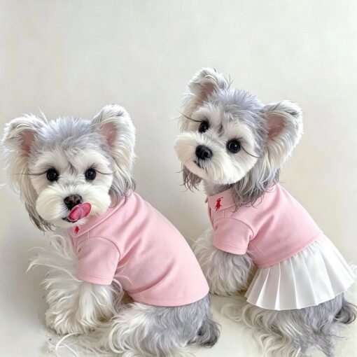 Paws Circle Rider Club Dog Polo Dress & Tee product photo