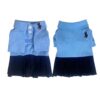 Paws Circle Rider Club Dog Polo Dress & Tee — Blue Polo Dress product photo