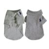 Paws Circle Rider Club Dog Polo Dress & Tee — Grey Polo Tee product photo