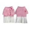 Paws Circle Rider Club Dog Polo Dress & Tee — Pink Polo Dress product photo