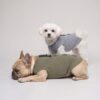 Paws Circle Studded Cross Sleeveless Dog Tee product photo