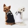 Paws Circle Triangle Ribbon Pleated Dog Dress product photo