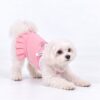 Paws Circle Triangle Ribbon Pleated Dog Dress product photo