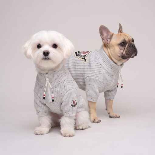 Paws Circle Alpine Crest Half-Zip Knit Dog Sweater product detail