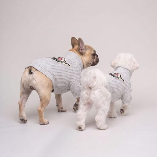 Paws Circle Alpine Crest Half-Zip Knit Dog Sweater product detail