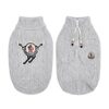 Paws Circle Alpine Crest Half-Zip Knit Dog Sweater flat lay showing available options
