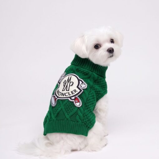 Paws Circle Alpine Crest Cable-Knit Dog Sweater product detail