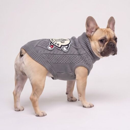 Paws Circle Alpine Crest Cable-Knit Dog Sweater product detail