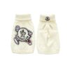 Paws Circle Alpine Crest Cable-Knit Dog Sweater in White