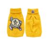 Paws Circle Alpine Crest Cable-Knit Dog Sweater in Yellow