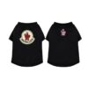 Paws Circle Alpine Crest Logo Dog Sweatshirt in Black