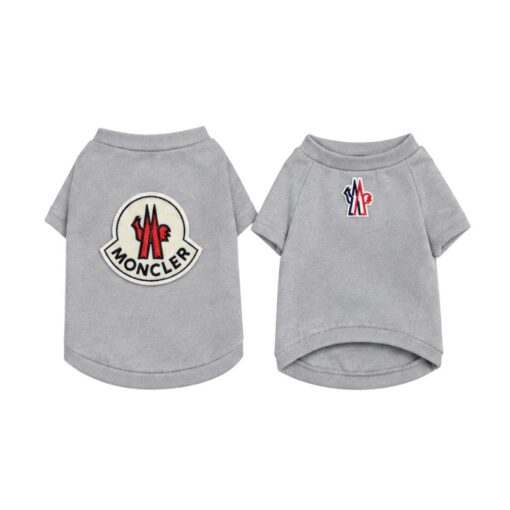 Paws Circle Alpine Crest Logo Dog Sweatshirt in Grey