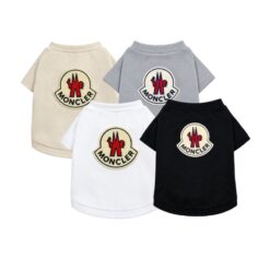 Paws Circle Alpine Crest Logo Dog Sweatshirt flat lay showing available options