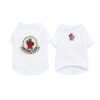 Paws Circle Alpine Crest Logo Dog Sweatshirt in White