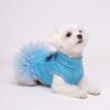 Paws Circle Triangle Ribbon Cable-Knit Tutu Dog Dress product detail