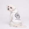 Paws Circle Gothic Heart Cross Dog Hoodie product detail