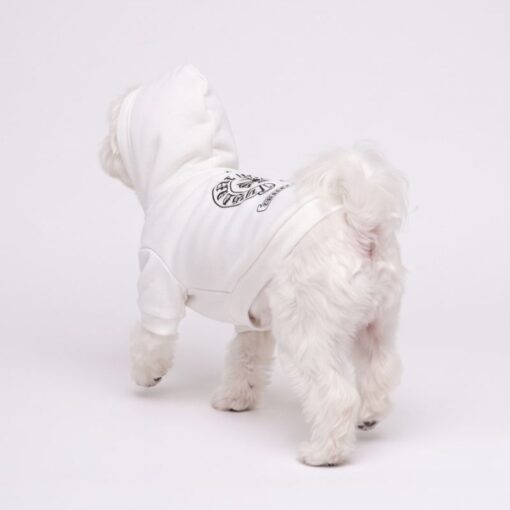 Paws Circle Gothic Heart Cross Dog Hoodie product detail